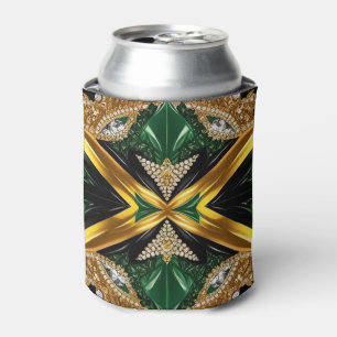 Can Cooler with Jamaican Colours design