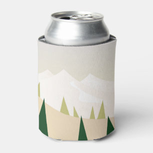 Can cooler with Mountains