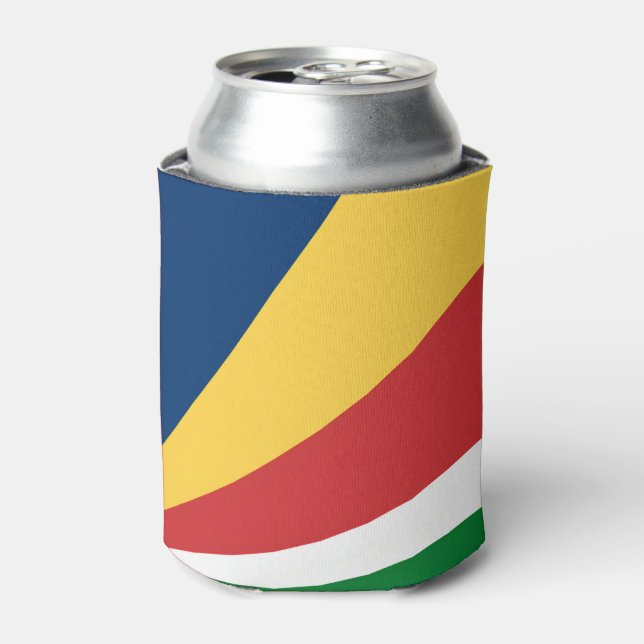 Can Cooler with Seychelles Colours design (Can Front)