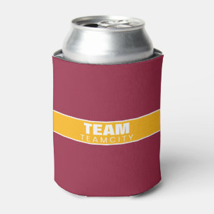 Can Cooler - Your Team - (ARI) Red & Yellow