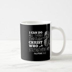 Can Do All Things Christian Jesus Bodybuilding Wei Coffee Mug