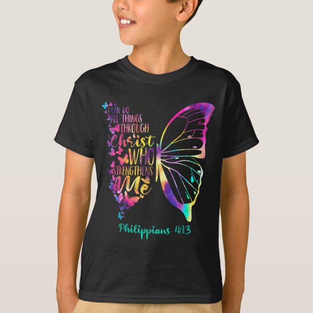 Can Do All Things Through Christ Who Strengthens M T-Shirt (Front)