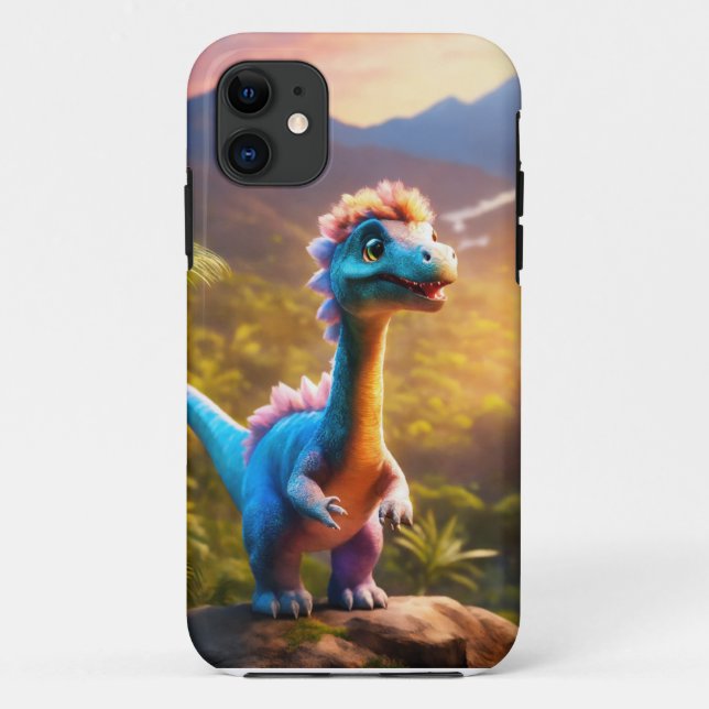  can generate an idea for a dinosaur-themed mobile Case-Mate iPhone case (Back)