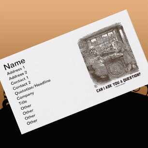 Can I Ask You A Question? (Alice Sheep) Business Card