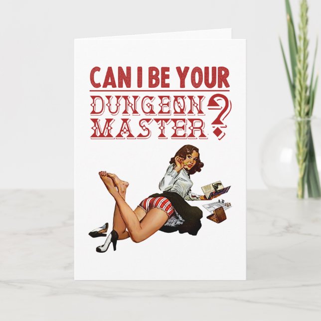 Can I Be Your Dungeon Master? Card (Front)