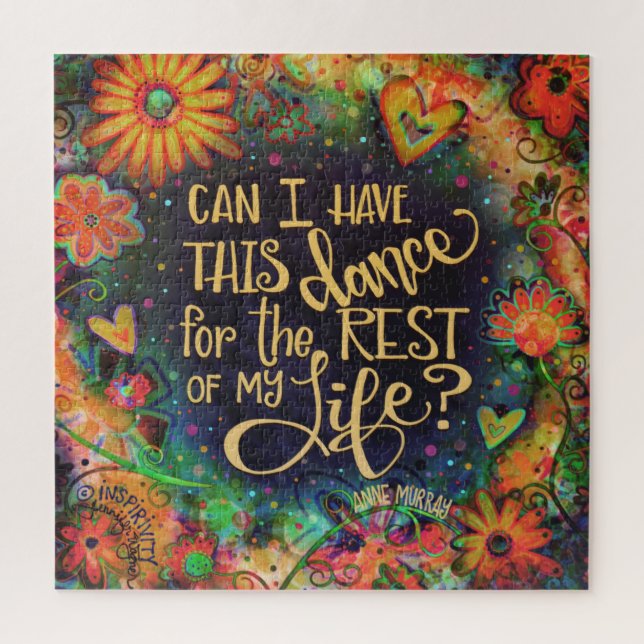 Can I Have this Dance? “Inspirivity” Jigsaw Puzzle (Vertical)