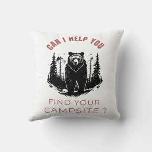 Can I Help You Find Your Campsite? – Double-Sided Throw Pillow
