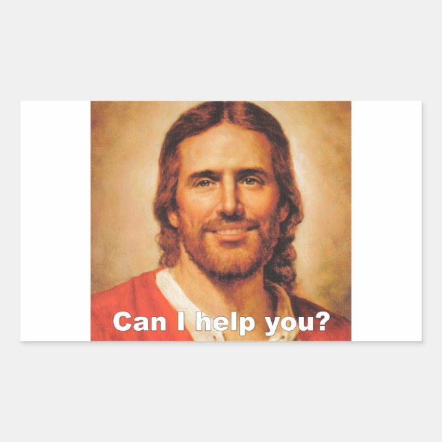 Can I Help You? Sticker (Front)