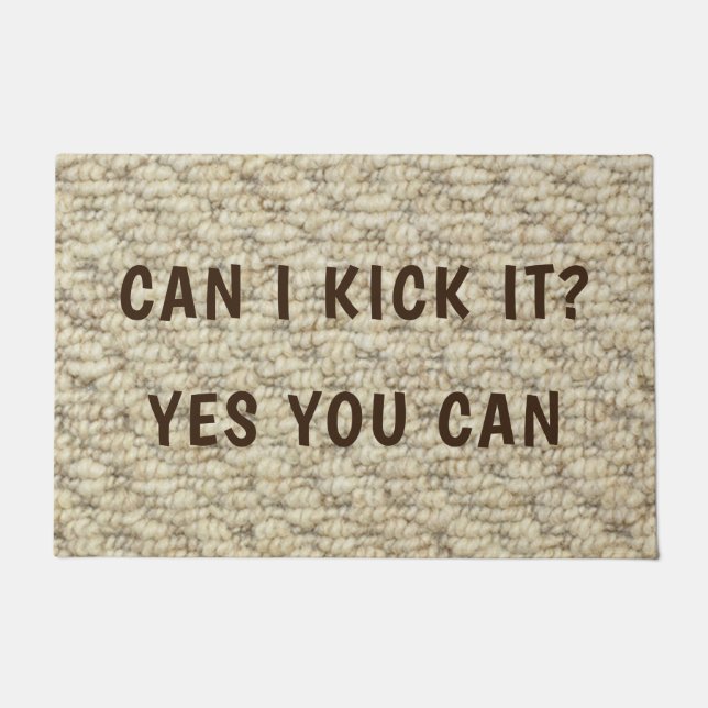 Can I Kick It Doormat (Front)