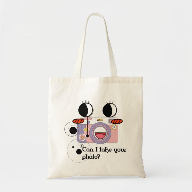 Can I take your photo? Camera art Tote Bag (Front)