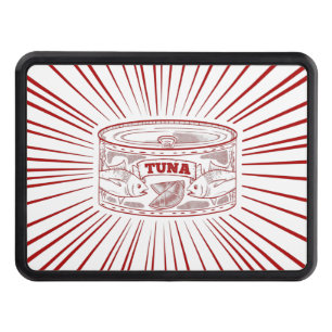 Can of tuna trailer hitch cover