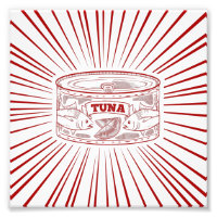 Can of tuna vintage design