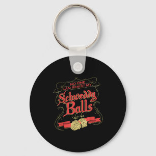 Can Resist My Schweddy Ball Candy Ugly Xmas Appare Keychain