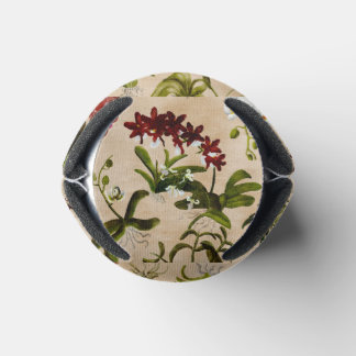 Can Sleeve - Orchid Print in Beige Can Cooler