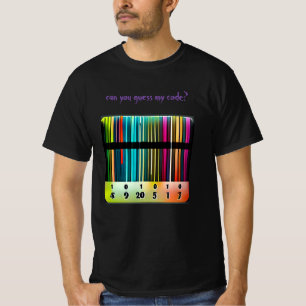 can you guess who I am, print men T-shirt