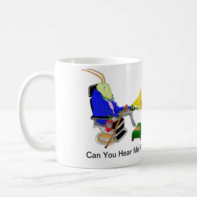 Can You Hear Me Now? Coffee Mug (Left)