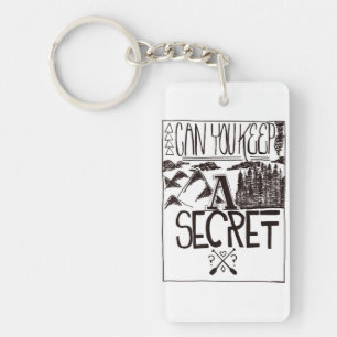 Can You Keep A Secret Keychain