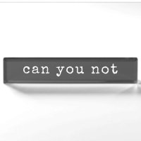 Can You Not Sarcastic Quote Typewriter Typography
