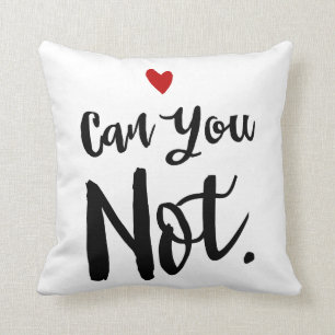 Can You NOT Sassy Introvert Throw Pillow