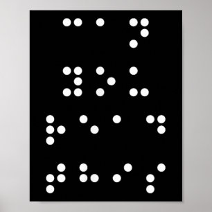 Can You Read This Braille Blind Read Write Teacher Poster