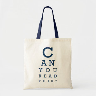 Can you read this? tote bag