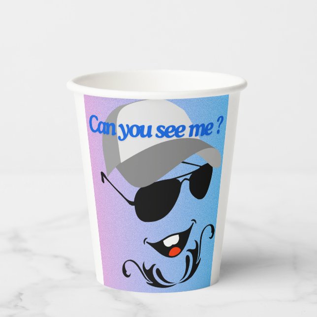 Can You See Me? Paper Cups (Front)