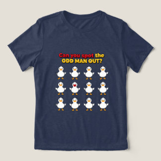Can you spot the odd man funny   Tri-Blend shirt
