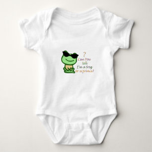 Can you tell I'm a frog or prince? Baby Bodysuit