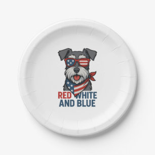 Can your dog be just as patriotic as you paper plate