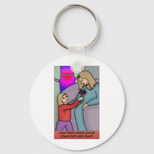 Can Your Inner Child Come Out and Play? Keychain