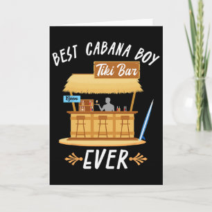 Cana Boy Tiki R Beach Limbo Surfing Rtender Server Card