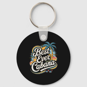 Cana Boy Tiki R Beach Limbo Surfing Rtender Server Keychain