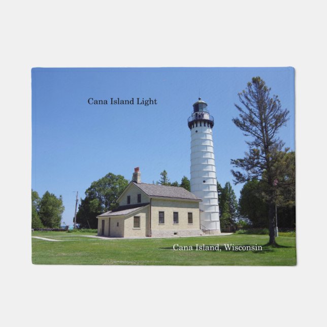 Cana Island Light door mat (Front)