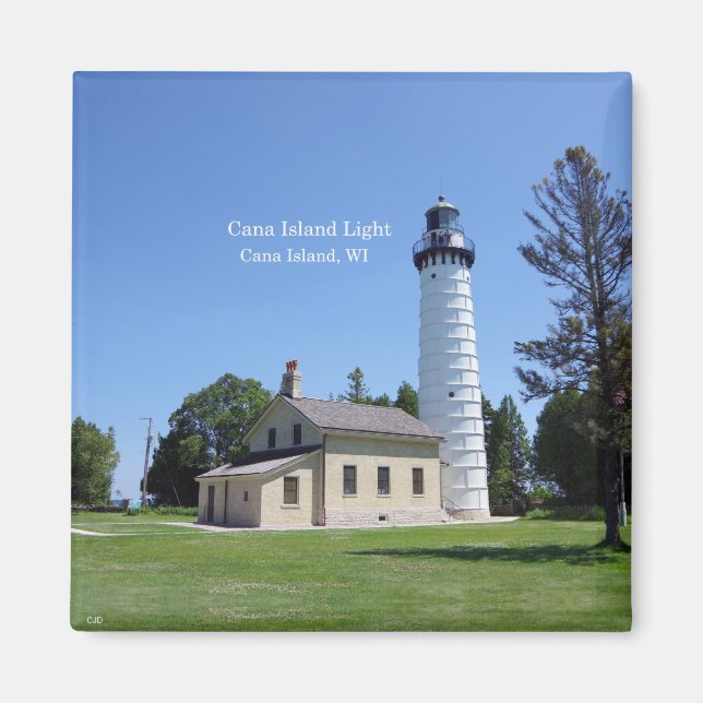 Cana Island Light magnet (Front)