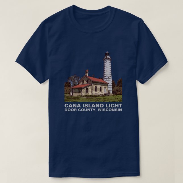 CANA ISLAND LIGHT T-Shirt (Design Front)