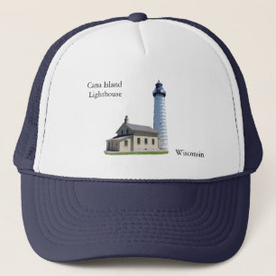 Cana Island Lighthouse trucker hat