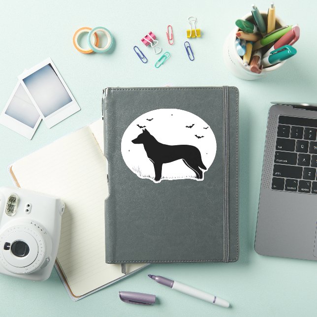 Canaan Dog – Halloween Moon Silhouette Classic T-S (iPad Cover)