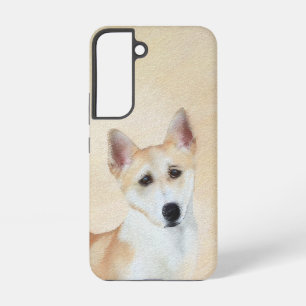 Canaan Dog Painting - Cute Original Dog Art Samsung Galaxy Case