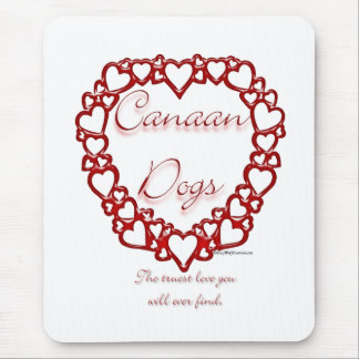 Canaan Dog True Love Mouse Pad