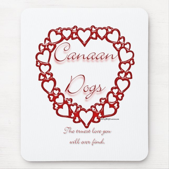 Canaan Dog True Love Mouse Pad (Front)