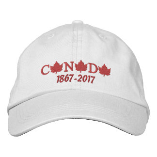Canada 150 Embroidered Baseball Cap