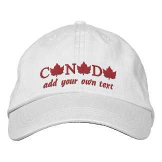 Canada 150 Embroidered Baseball Cap - Add Text Msg