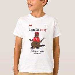 Canada 150 in 2017 Hockey Rock On T-Shirt
