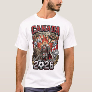 Canada 2026 Personalized Football Fan T-Shirt 