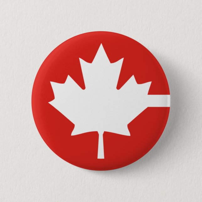Canada 2 Inch Round Button (Front)