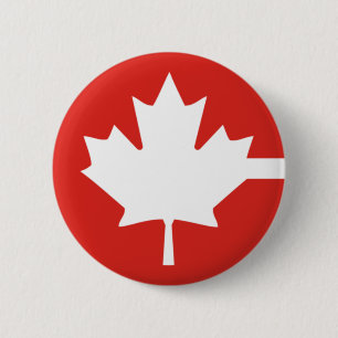 Canada 2 Inch Round Button