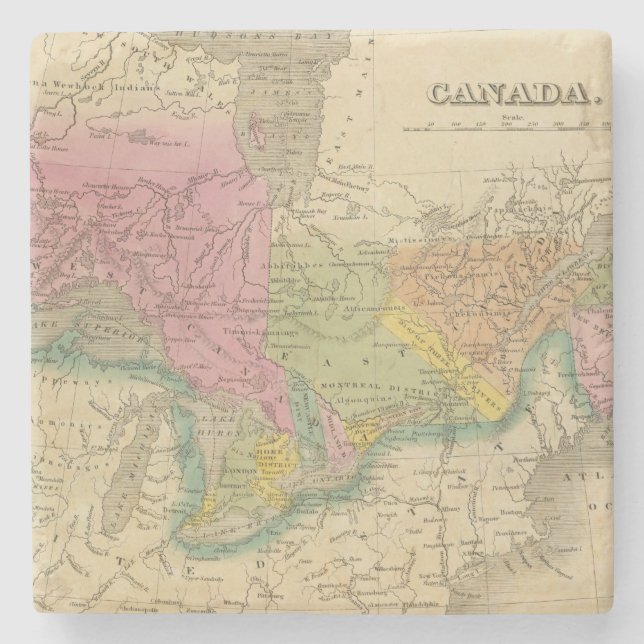 Canada 2 stone coaster (Front)