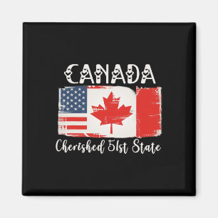 Canada 51st State Funny Trump President Magnet