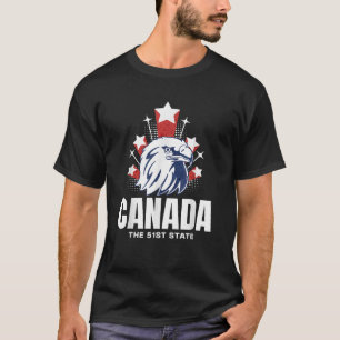 Canada 51st State of America USA Donald Trump T-Shirt