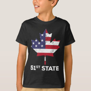 Canada 51st State United States Funny President Qu T-Shirt